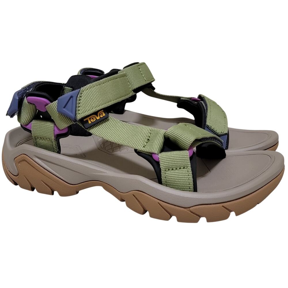 Teva Women Terra Fi 5 Universal Hiking Sport Sandals Size US 10 Iguana Green